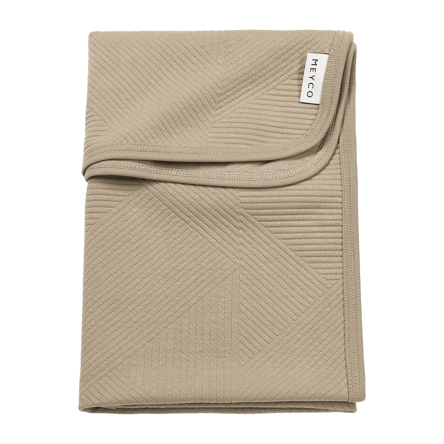 Meyco Decke gebreid jacquard - Pure Taupe Pure Taupe Studio