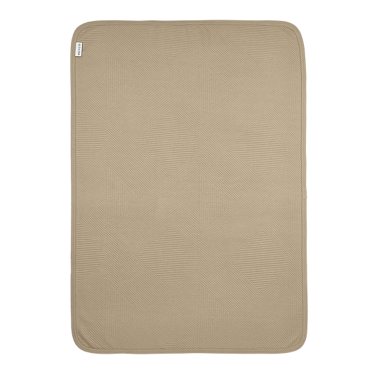 Meyco Decke gebreid jacquard - Pure Taupe Pure Taupe