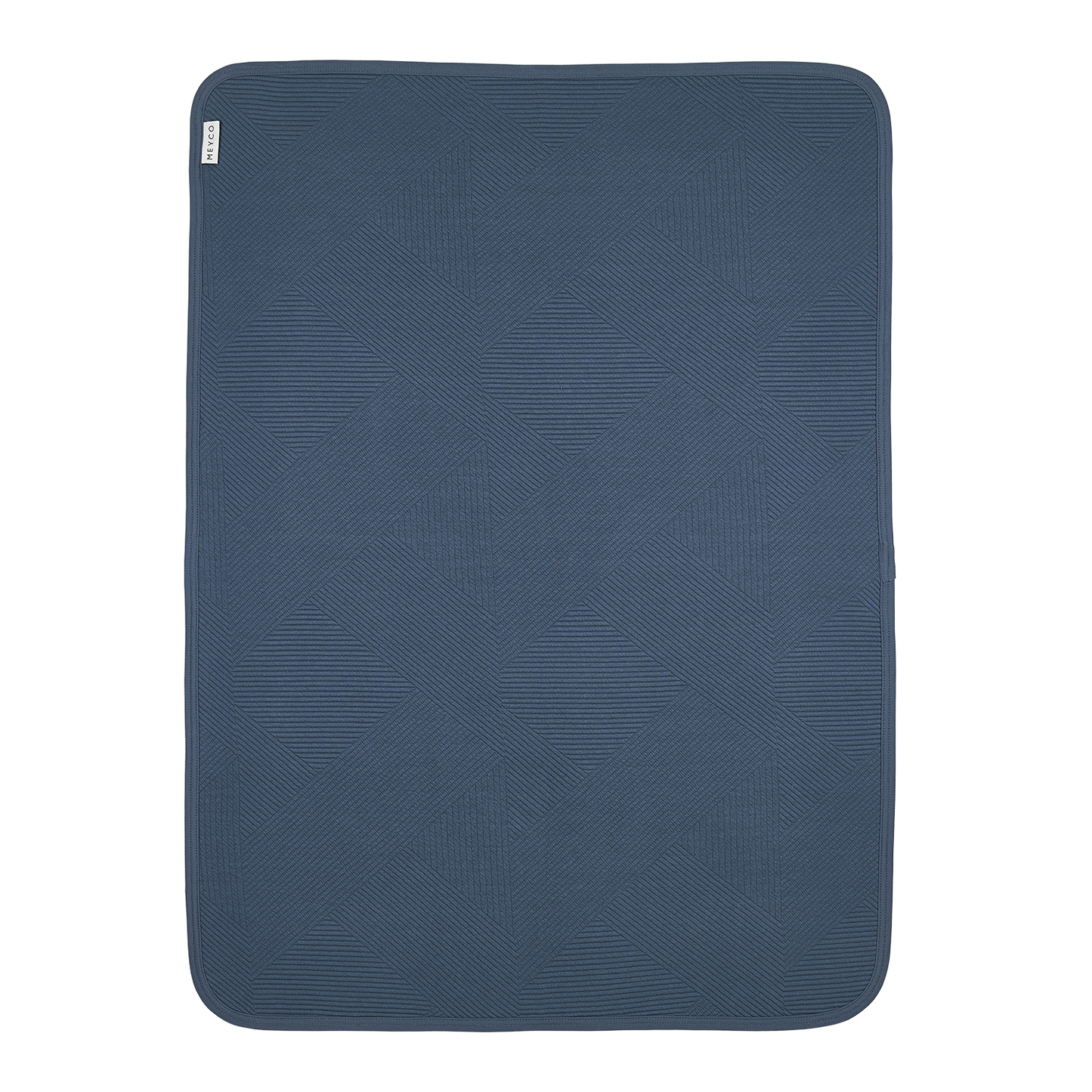 Meyco Decke gebreid jacquard - Pure Indigo Pure Indigo