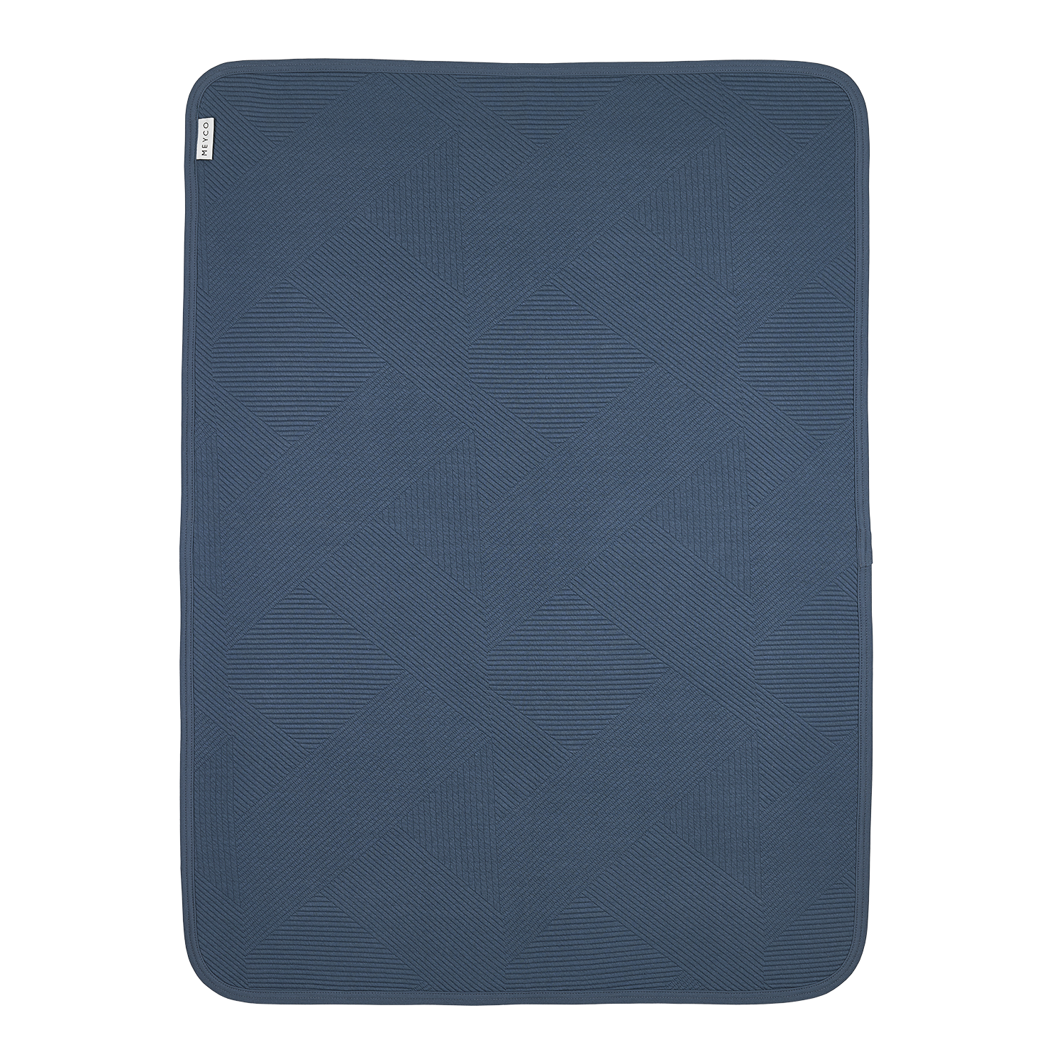Meyco Decke gebreid jacquard - Pure Indigo Pure Indigo