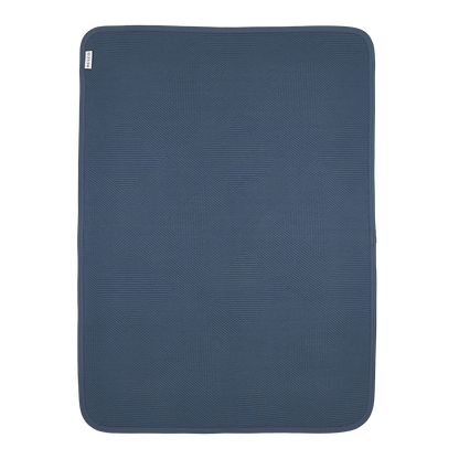 Meyco Decke gebreid jacquard - Pure Indigo Pure Indigo