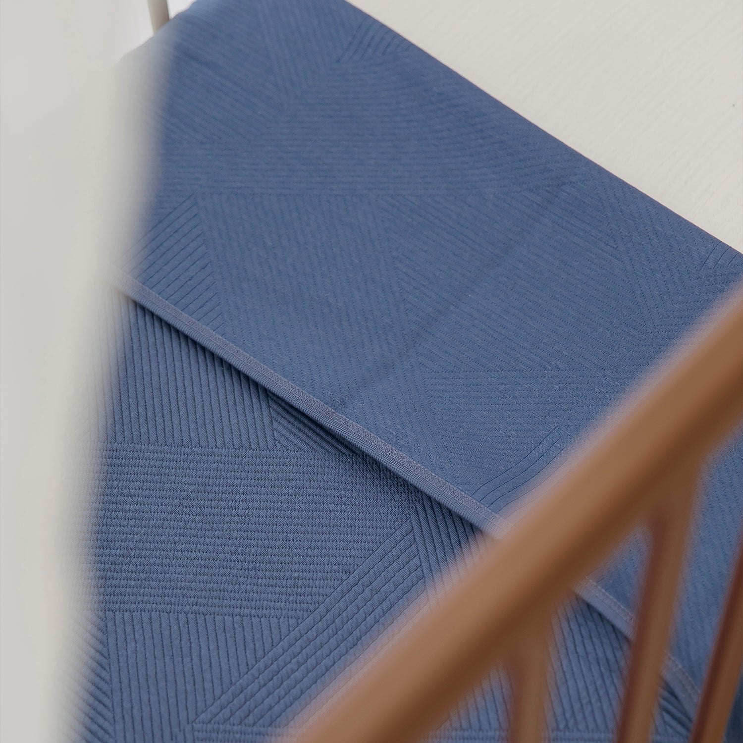 Meyco Decke gebreid jacquard - Pure Indigo Pure Indigo