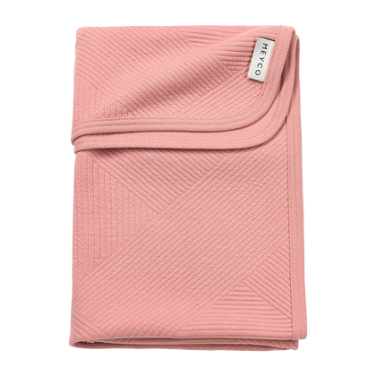 Meyco Decke gebreid jacquard - Pure Rose Pure Rose