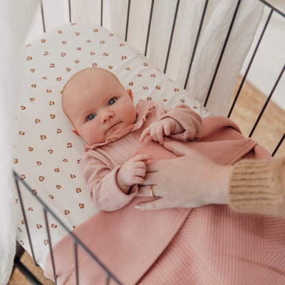 Meyco Decke gebreid jacquard - Pure Rose Pure Rose
