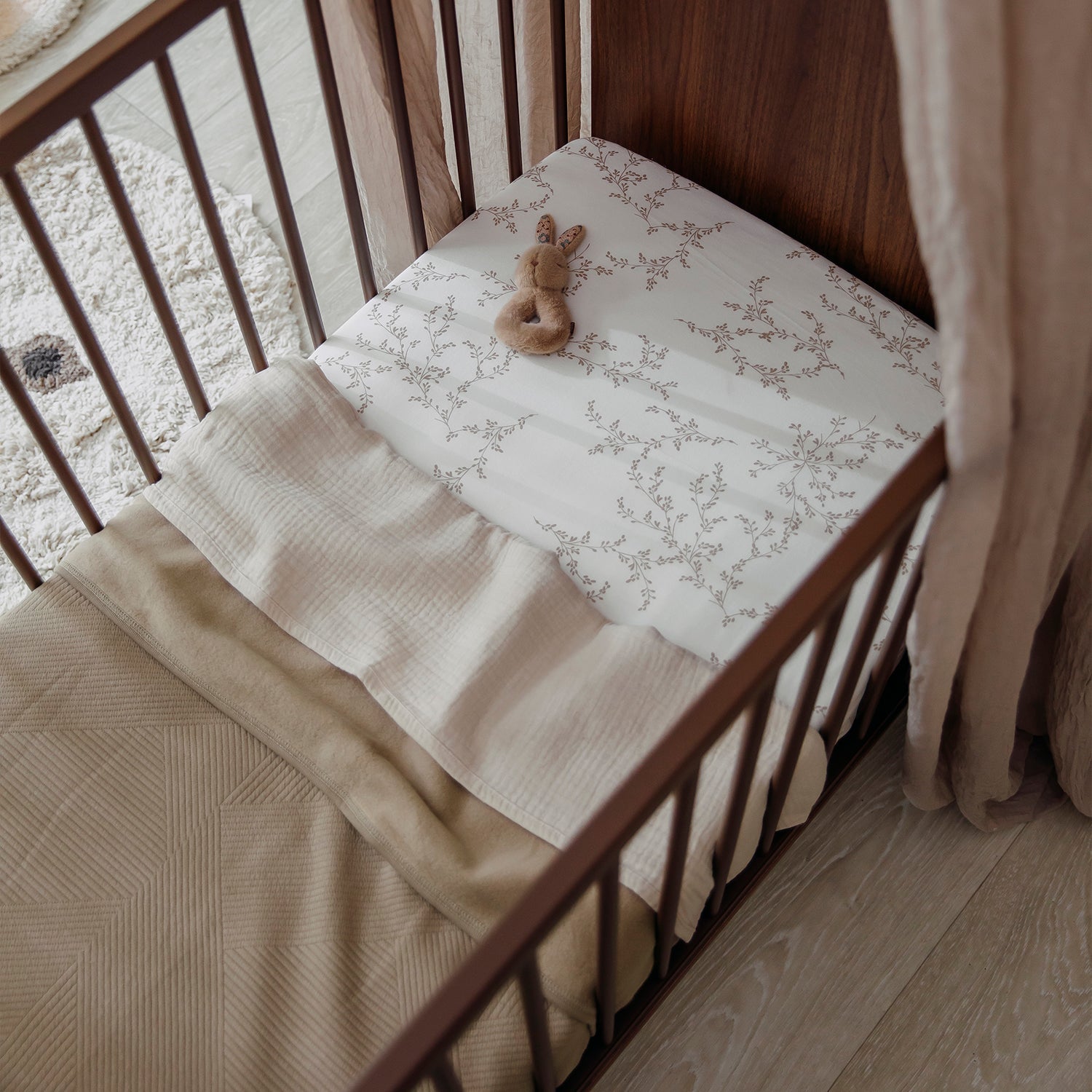 Meyco Decke gebreid jacquard flannel - Pure Taupe Pure Taupe