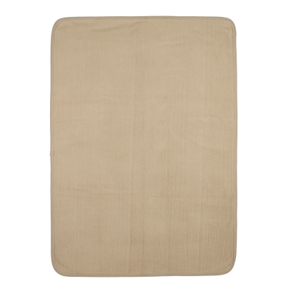 Meyco Decke gebreid jacquard flannel - Pure Taupe Pure Taupe