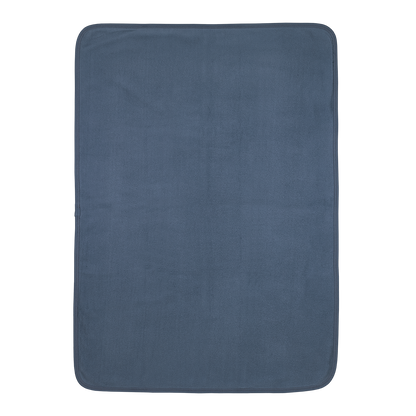 Meyco Decke gebreid jacquard flannel - Pure Indigo Pure Indigo