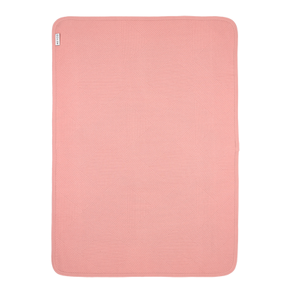 Meyco Decke gebreid jacquard flannel - Pure Rose Pure Rose