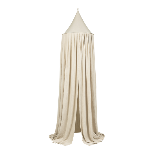 Meyco Betthimmel vorgewaschen musselin Soft sand Studio