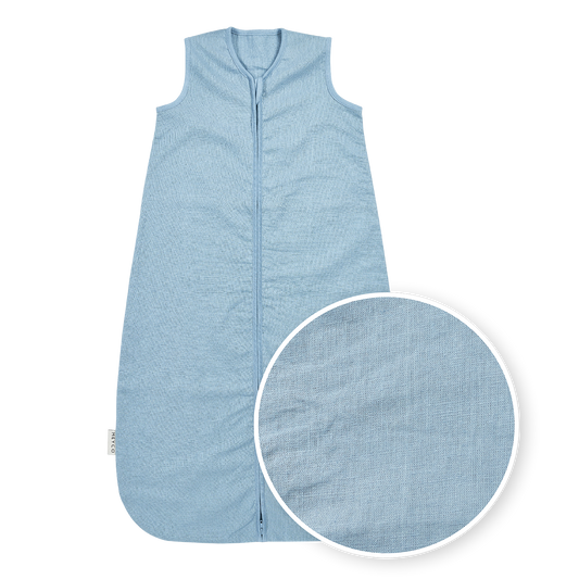 Meyco Schlafsack ungefüttert Leinen Jeans Blue Studio