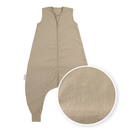 Meyco Schlafsack Jumper ungefüttert Leinen Taupe