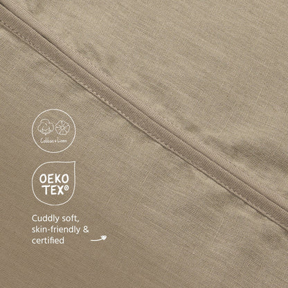 Meyco Schlafsack Jumper ungefüttert Leinen Taupe
