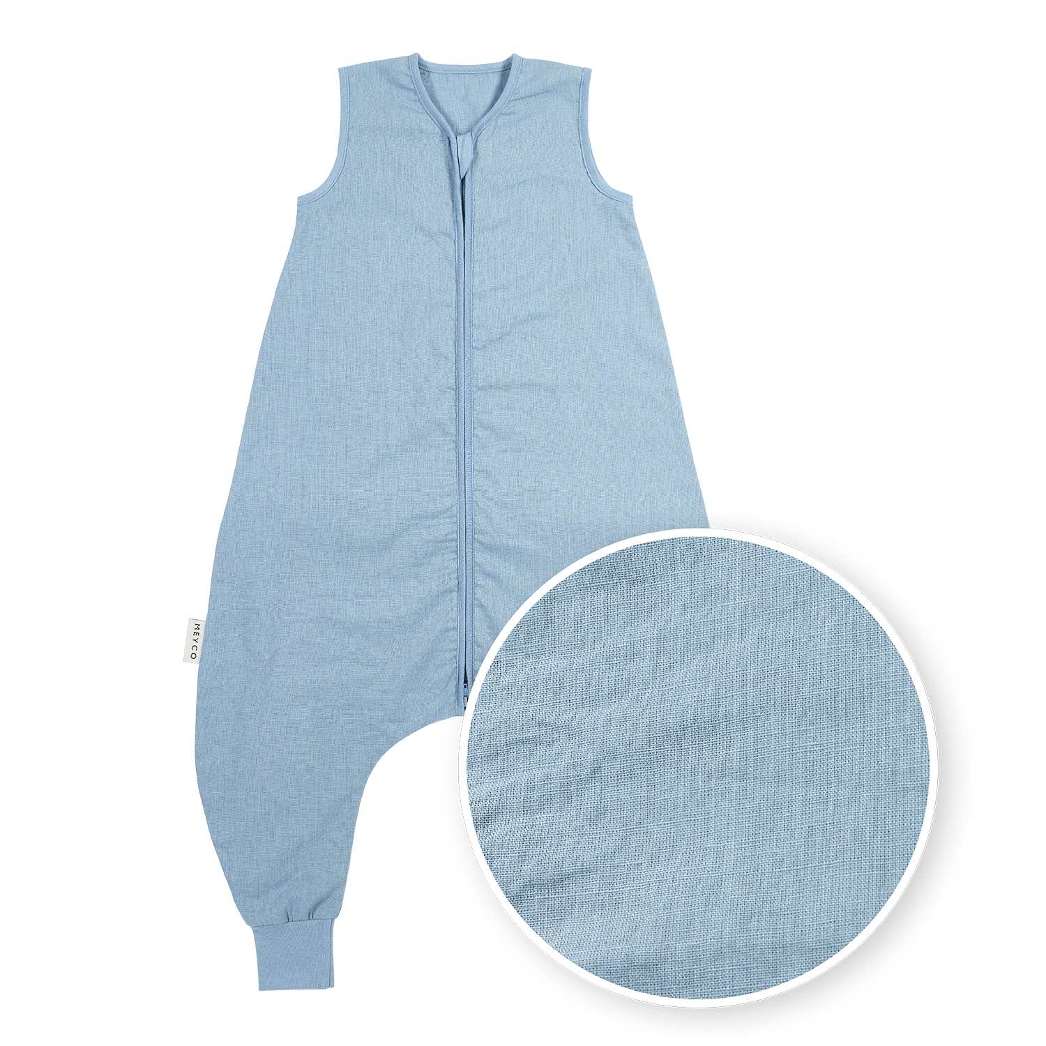 Meyco Schlafsack Jumper ungefüttert Leinen Jeans Blue Studio