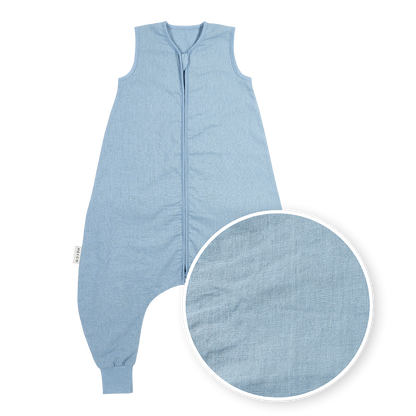 Meyco Schlafsack Jumper ungefüttert Leinen Jeans Blue Studio