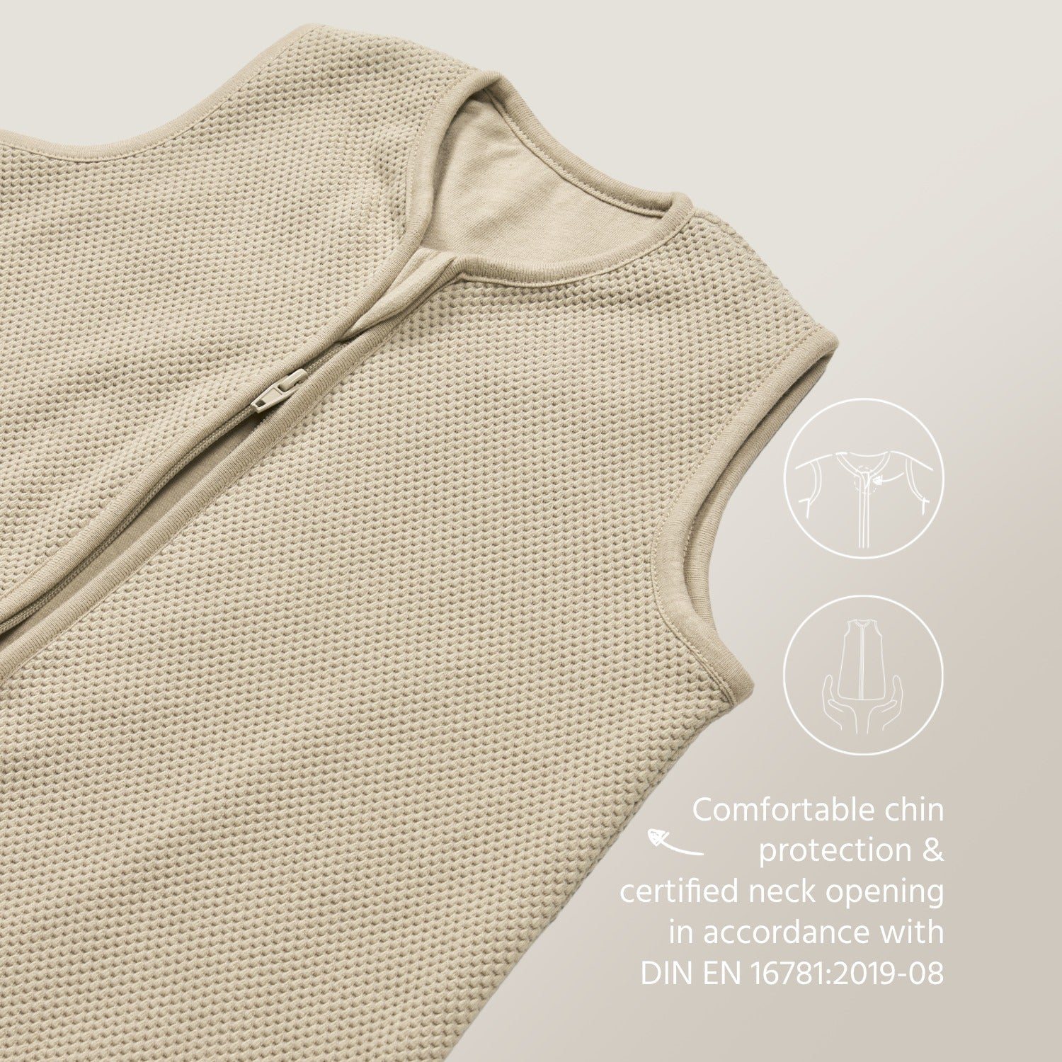 Meyco Schlafsack ungefüttert Classic Sand