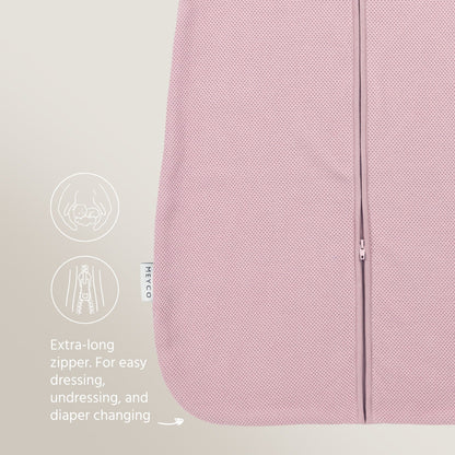 Meyco Schlafsack ungefüttert Classic Purple Pink