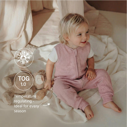 Meyco Schlafsack jumper ungefüttert Classic Purple Pink