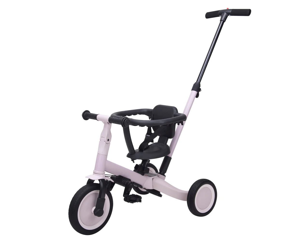 topmark Dreirad 4 in 1 mit Griff Lio Lilac LIO mit Schiebestange mit Zubehör