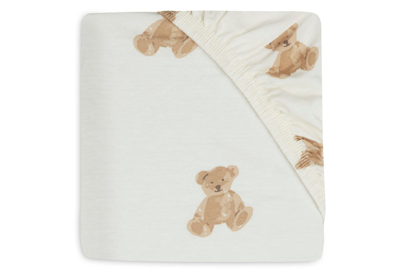 Jollein Spannbettlaken - Jersey - Teddy Bear Studio