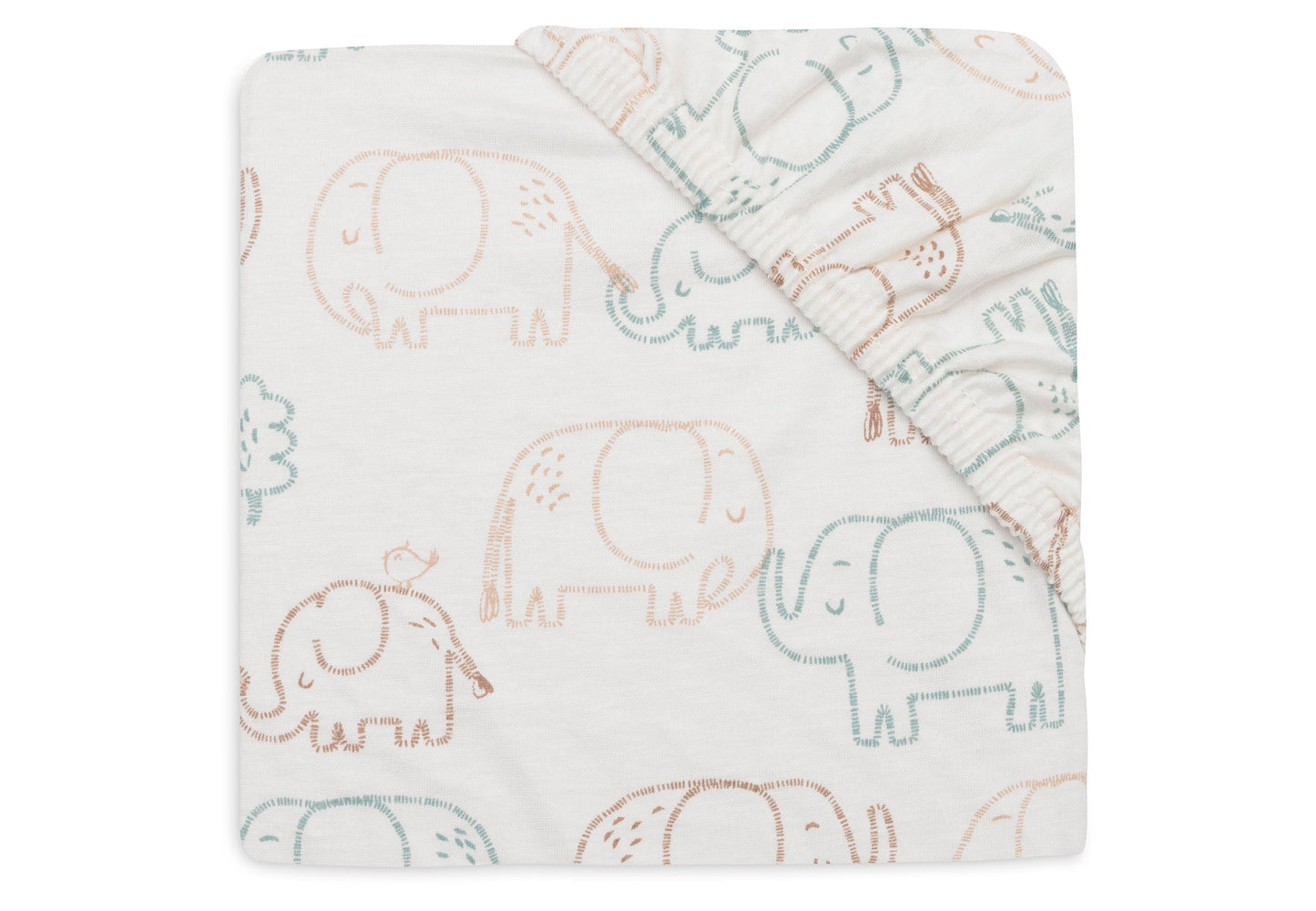Spannbettlaken - Jersey - Elephant Tales
