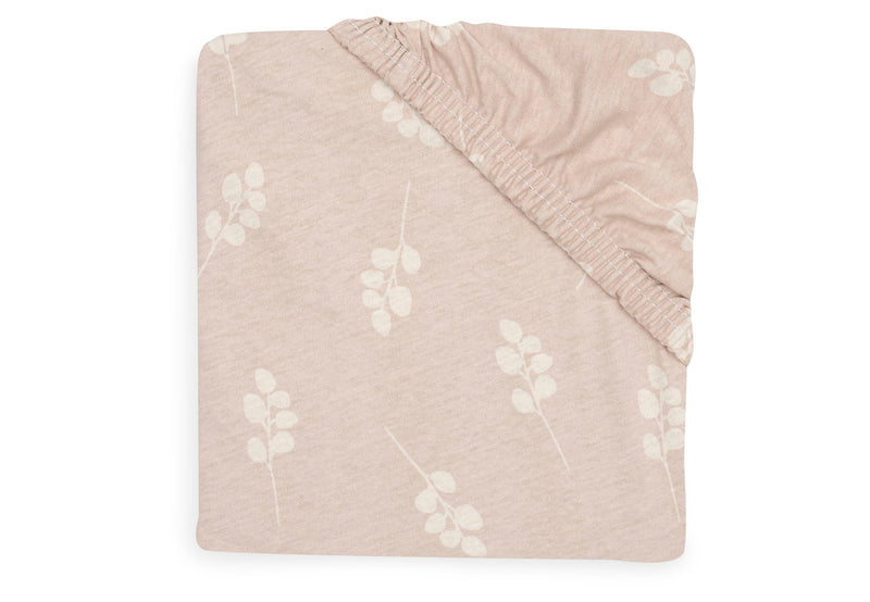 Jollein Spannbettlaken - Jersey - Twig Wild Rose Studio