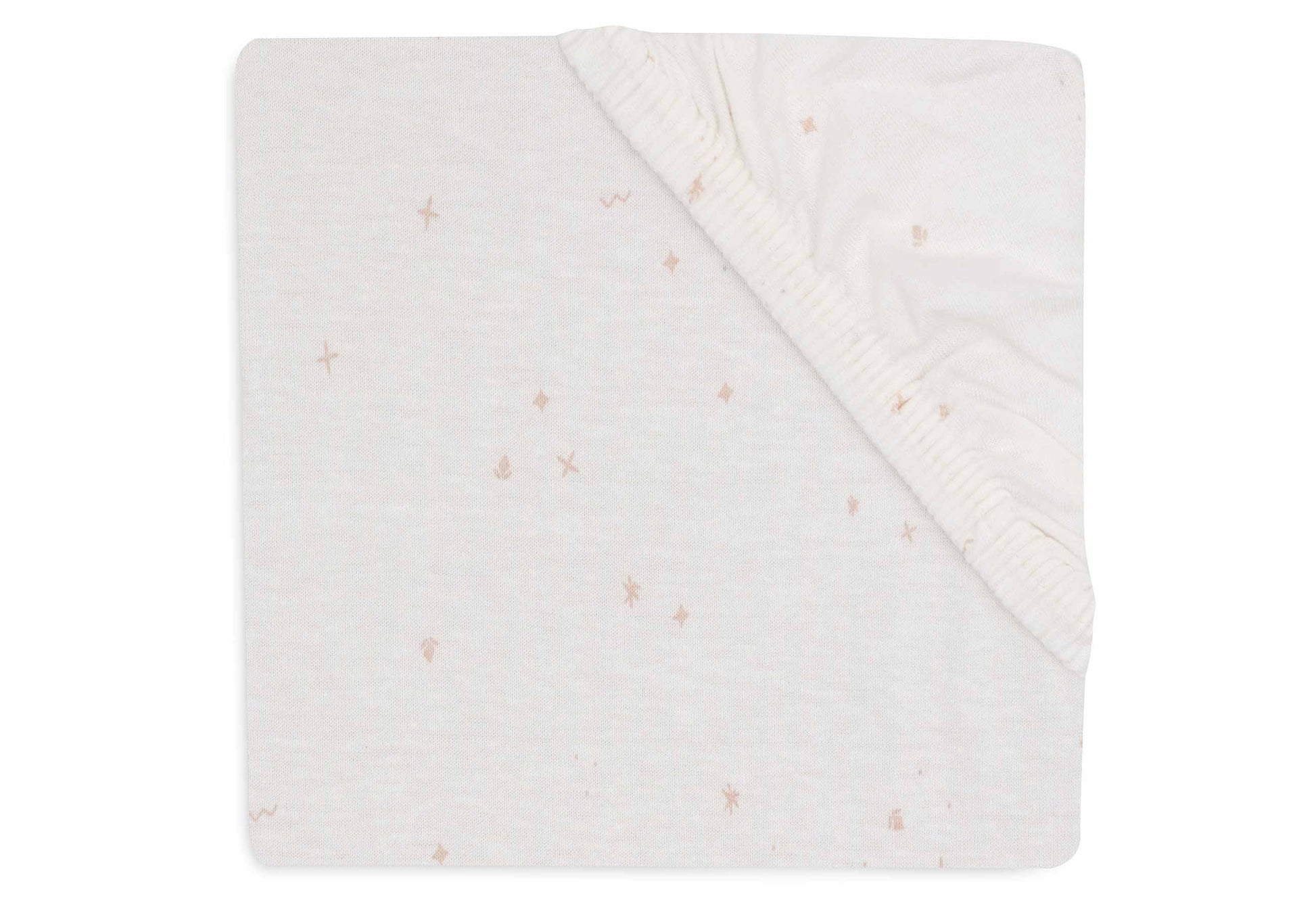 Jollein Spannbettlaken - Jersey - Twinkling Wild Rose Studio