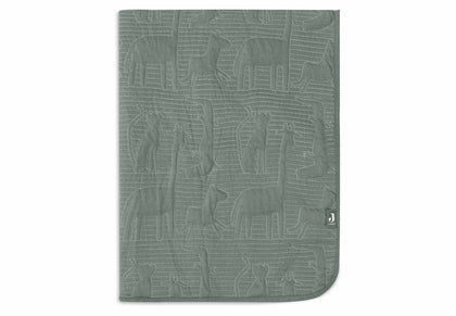 Jollein Decke - Jungle Jambo Ash Green