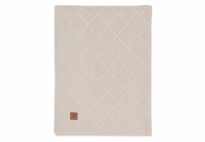 Jollein Decke - Check Knit Oatmeal