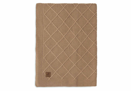 Jollein Decke - Check Knit Biscuit