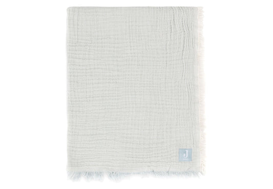 Jollein Decke - Hydrophil Fringe - Stripe Sea Green Studio