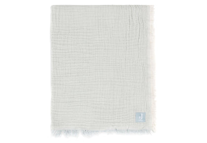 Jollein Decke - Hydrophil Fringe - Stripe Sea Green
