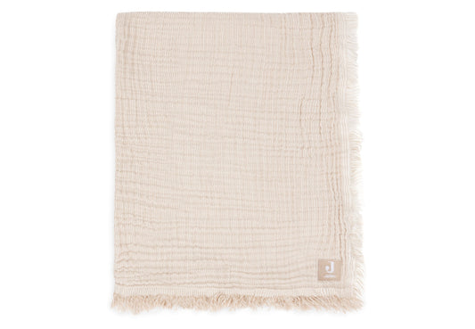 Jollein Decke - Hydrophil Fringe - Stripe Biscuit Studio