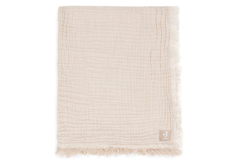 Jollein Decke - Hydrophil Fringe - Stripe Biscuit Studio
