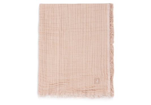 Jollein Deken - Fringe - GOTS Moonstone Detail