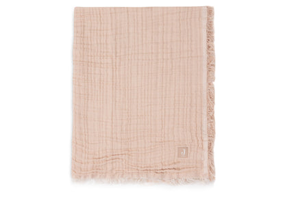 Jollein Deken - Fringe - GOTS Moonstone Detail