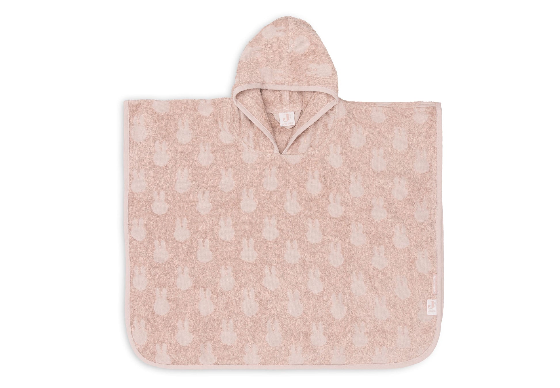 Jollein Badeponcho Frottee - Miffy Jacquard - Olive Green — Detailansicht 3