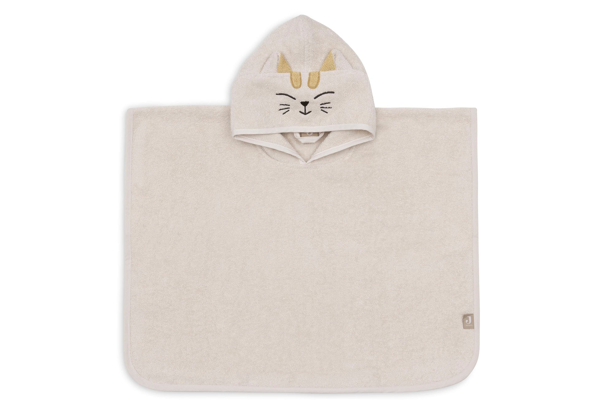 Jollein Badeponcho Frottee - Diego Dog/Charlie Cat - Biscuit — Detailansicht 2
