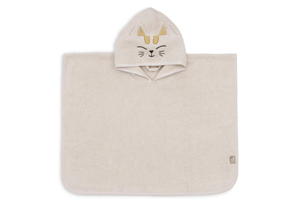 Jollein Badeponcho Frottee - Diego Dog/Charlie Cat - Sand — Detailansicht 2