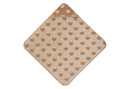 Kapuzenhandtuch Frottee 75x75cm - Jacquard