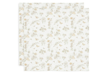 Jollein Mullwindeln Hydrophil 70x70cm - Dreamy Mouse - 2 Stück