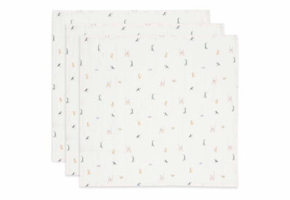 Jollein Spucktuch Hydrophil 70x70cm - Jungle Jambo - 3 Stück
