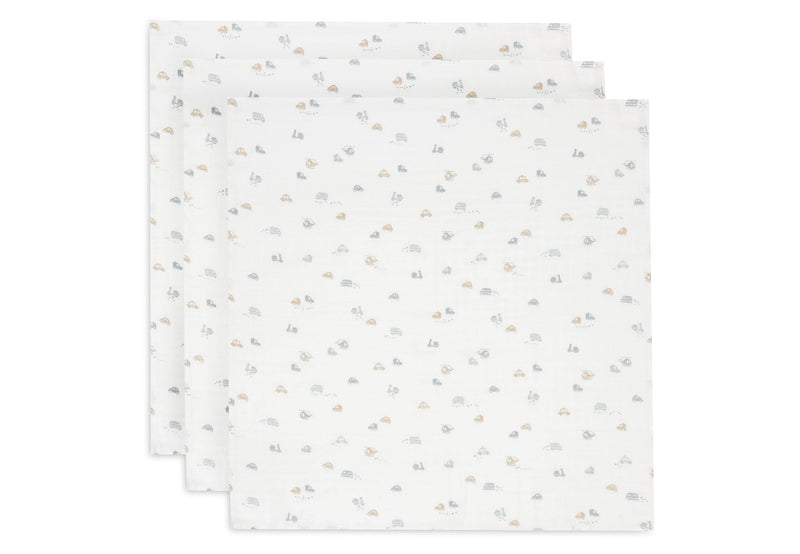 Jollein Spucktuch Hydrophil 70x70cm Small - On The Go - 3 Stück Studio