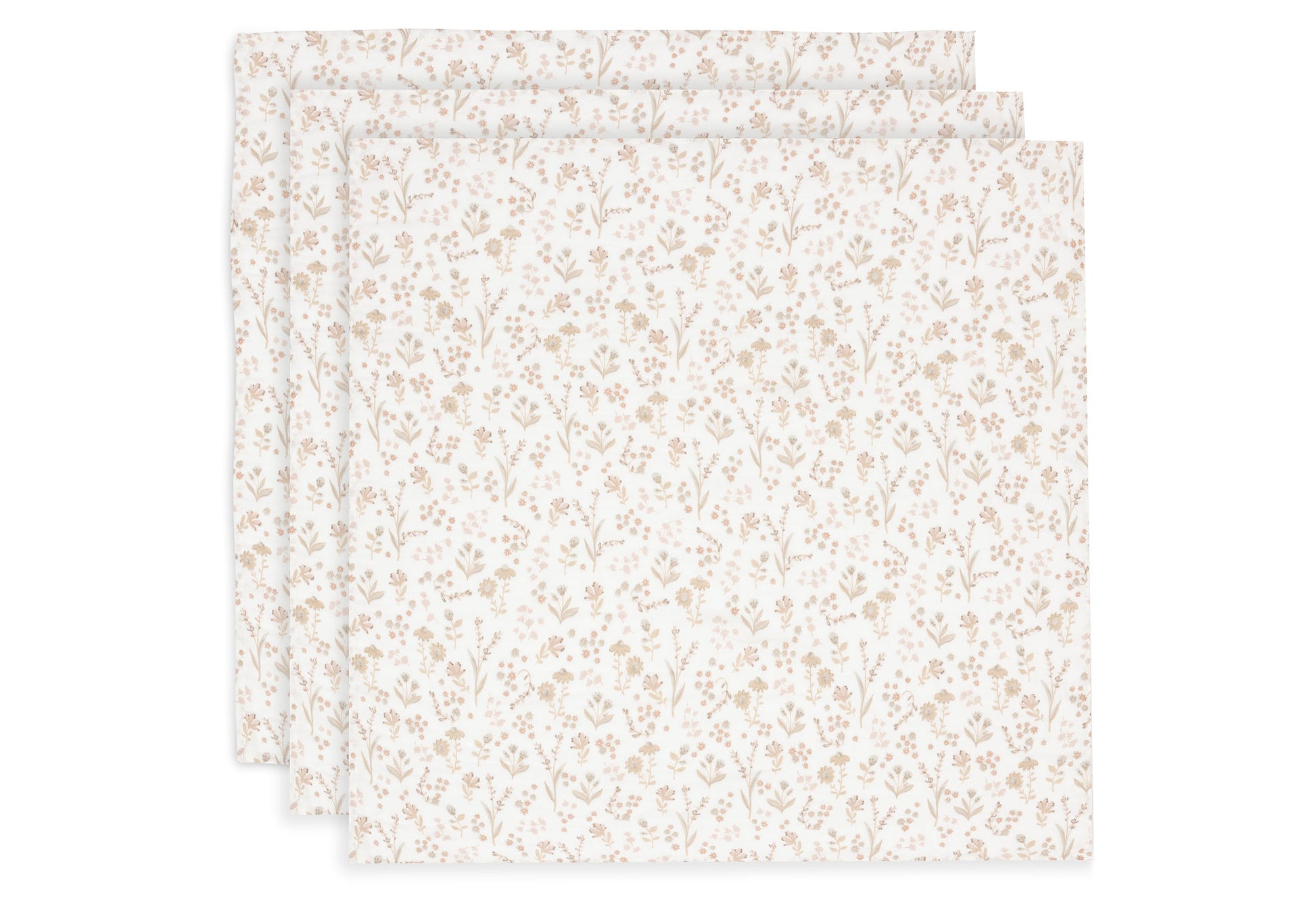 Jollein Spucktuch Hydrophill 70x70cm - Bloomy - 3 Stück Studio