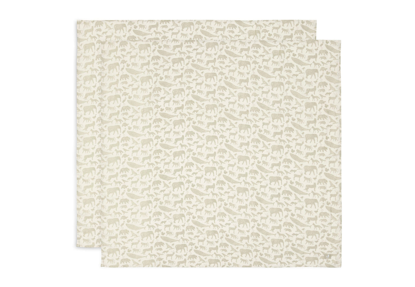 Mullwindeln Hydrophil 115x115cm - Animals - 2 Stück
