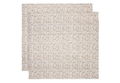 Jollein Mullwindeln Hydrophil 115x115cm - Retro Flowers - 2 Stück