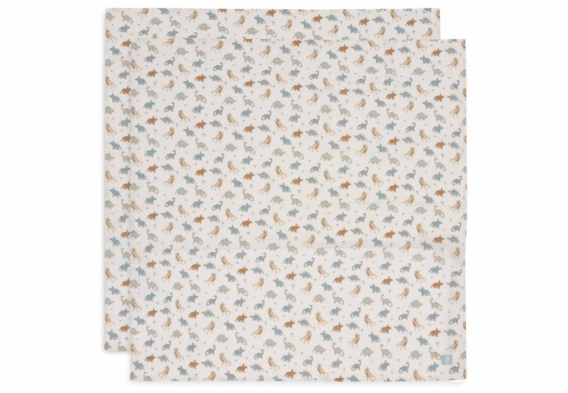 Jollein Mullwindeln 115x115cm - Roarsome - 2 Stück Studio