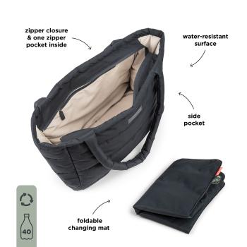 done by deer gesteppte Wickeltasche Tote Bag schwarz 7043990