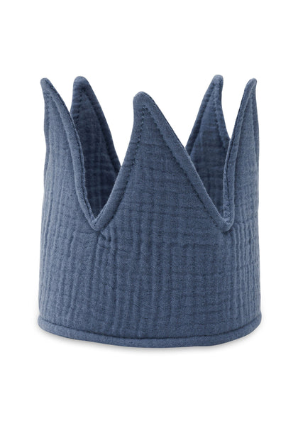 Jollein Geburtstagskrone - Frottee Jeans Blue