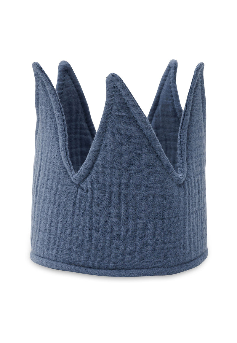 Jollein Geburtstagskrone - Frottee Jeans Blue Studio