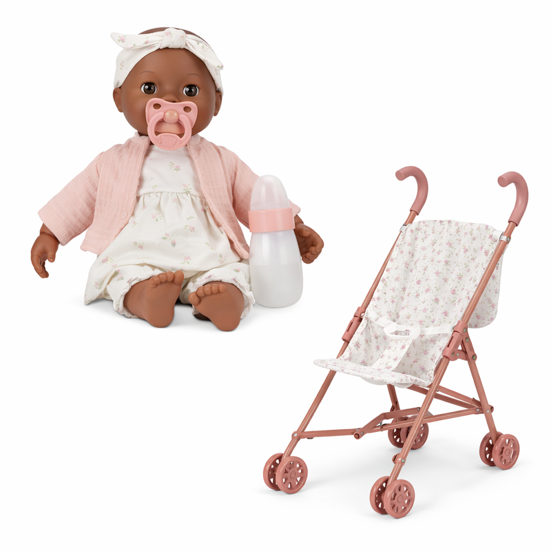 Little Dutch Puppe Buggy Set Noa und Puppenbuggy